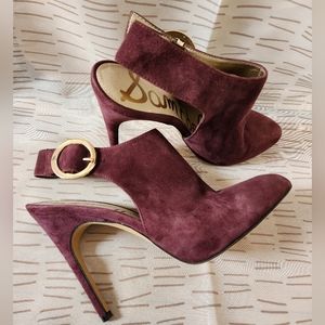 Sam Edelman Suede Closed Toe Stilletos